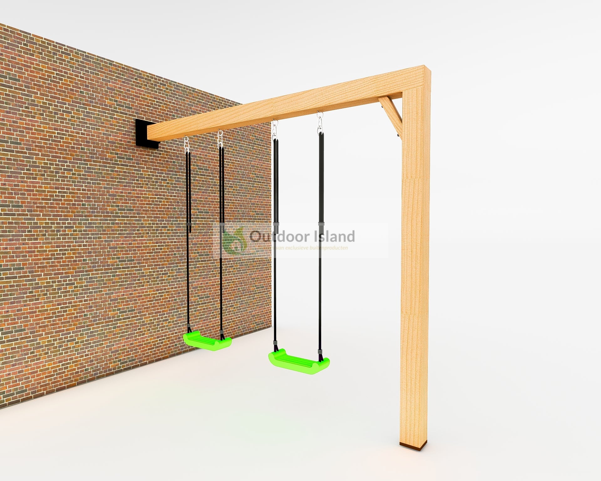 Houten Schommel voor Tuin | 400/300 cm | Douglashout | Outdoor Island Outdoor Island