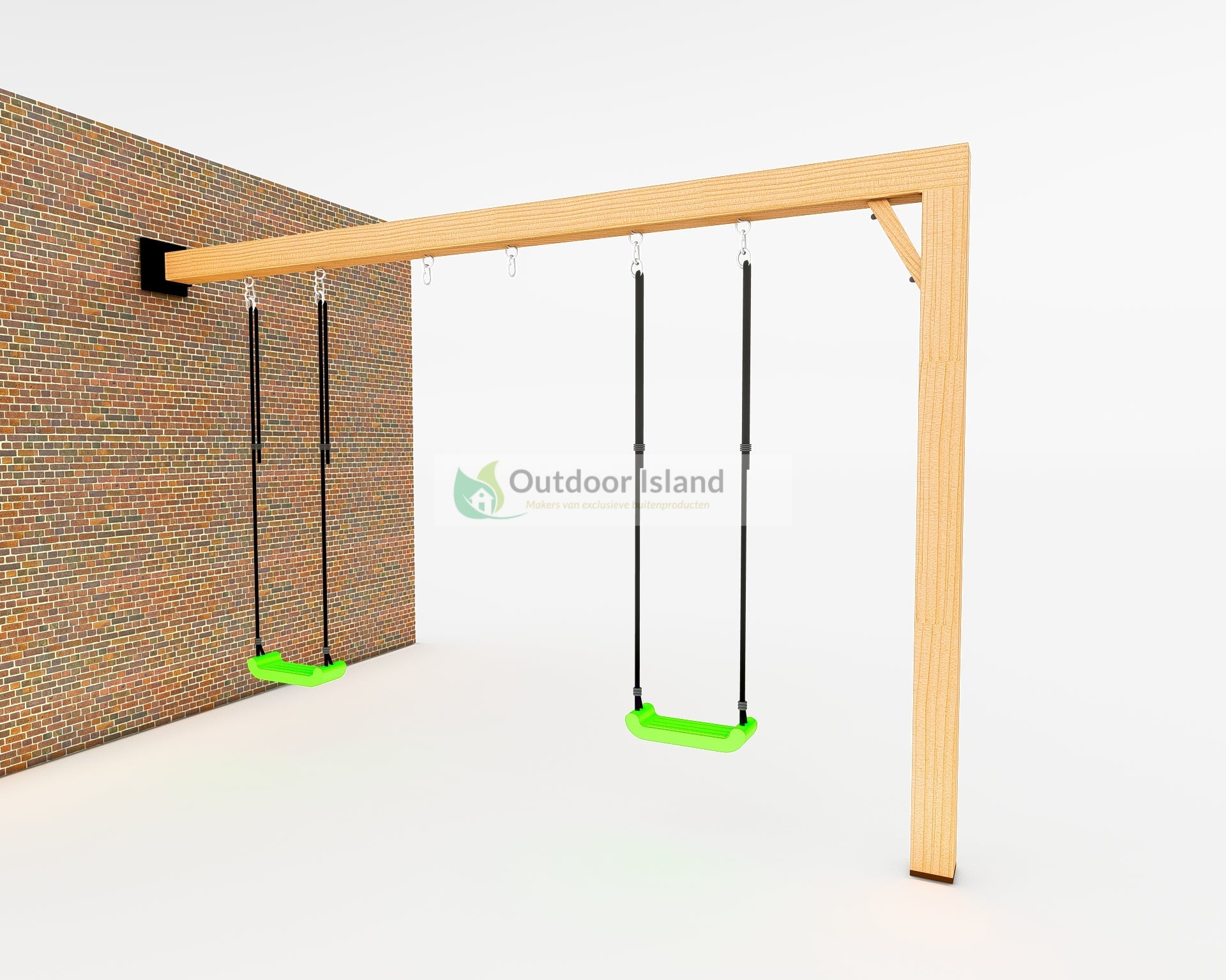 Houten Schommel voor Tuin | 400/300 cm | Douglashout | Outdoor Island Outdoor Island