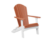 Berlin Gardens Adirondack stoel in Mango Oranje met Ivoorwit – levendige en moderne buitenstoel met tropische flair.
