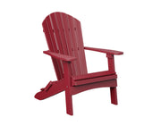 Berlin Gardens Adirondack stoel in Dieprood Bordeaux – elegante en duurzame buitenstoel met een warme uitstraling.