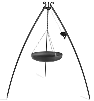 Wok met driepoot 200 cm en lier, 70 cm | CookKing