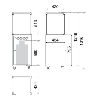 Compacte tuinhaard op gas | Italkero Etna - Chique Buiten Leven - Italkero - Buiten gashaard