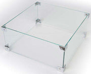 Vuurtafel Glazen Ombouw Vierkant | Happy Cocooning