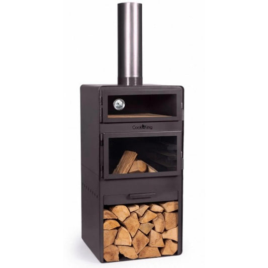 Tuinhaard met Pizza Oven | CookKing Vento Buitenhaard op Hout