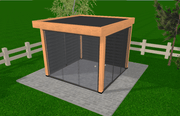 Douglas houten overkapping plat dak Sublime YARD Outdoor 300x300