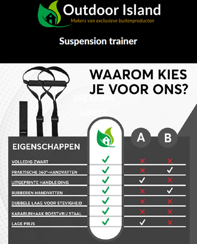 TRX-Set | Suspension Trainer Outdoor Island