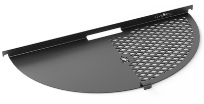 Halfronde grillplaat met grillrooster 78 cm voor vuurschaal 80 cm | CookKing | productfoto
