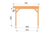 Douglas houten overkapping Sublime – 600x300 | YARD Outdoor
