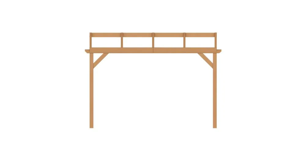 Aanbouwveranda van Douglashout | YARD Outdoor | Oblique Schuin Dak YARD Outdoor