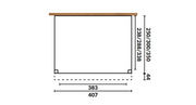 Aanbouwveranda van Douglashout | YARD Outdoor | Oblique Schuin Dak YARD Outdoor