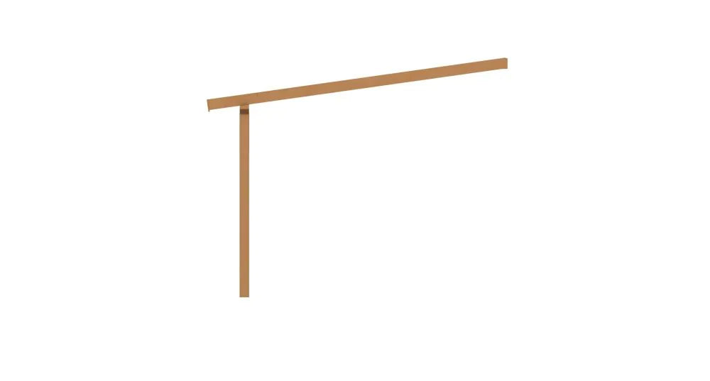 Aanbouwveranda van Douglashout met 3 Staanders | YARD Outdoor | Oblique Schuin Dak YARD Outdoor