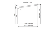 Aanbouwveranda van Douglashout met 3 Staanders | YARD Outdoor | Oblique Schuin Dak YARD Outdoor