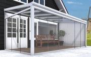 Aluminium Veranda 500x350 met Glasdak | YARD Outdoor Bouwpakket