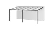Aluminium Veranda Wit - Polycarbonaat Dak | YARD Outdoor 600x350