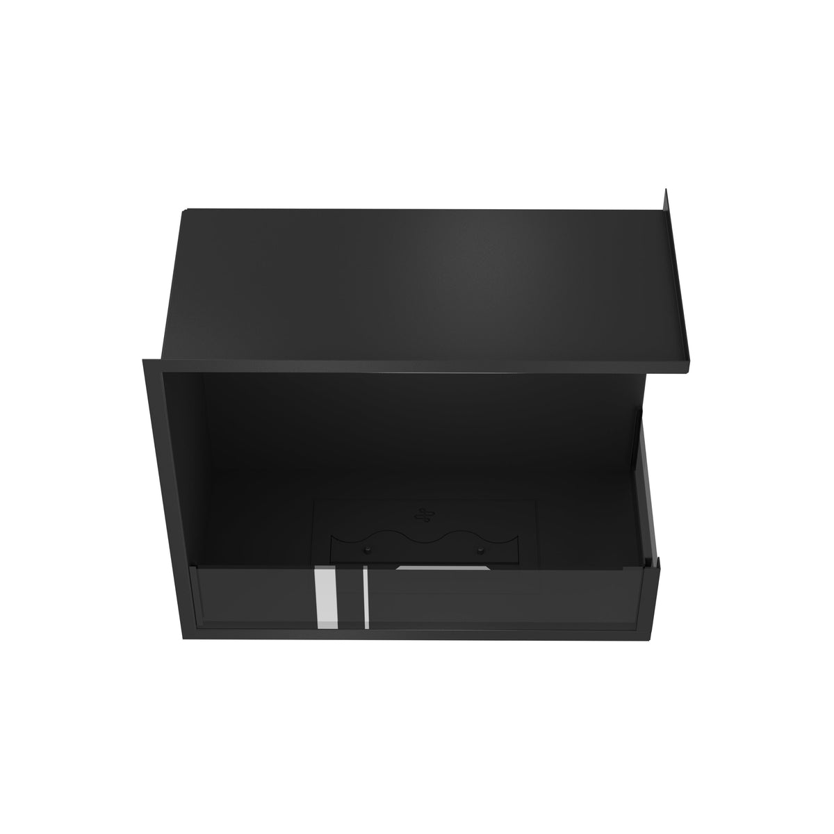 Wild Flame Base bio-ethanol inbouw hoekhaard rechts 60 cm – detailfoto