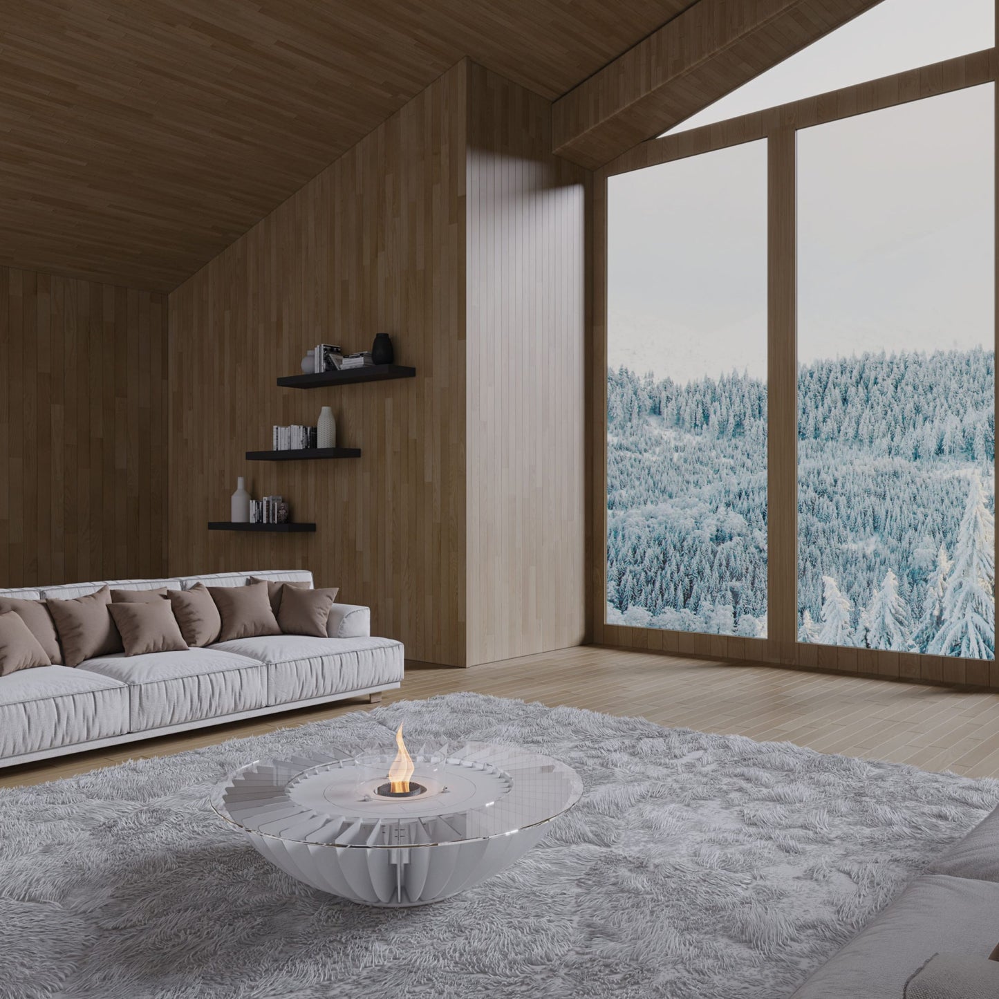 Cosmo Design Bio - ethanol Vuurtafel | GlammFire - Chique Buiten Leven - GlammFire Bioethanol Designhaard Vuurtafel