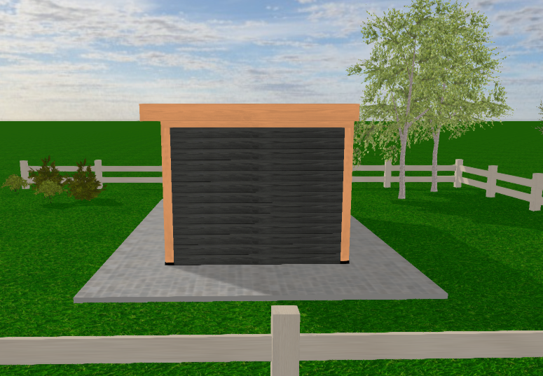 Douglas Houten Overkapping met Schuur | Sublime YARD Outdoor | 600 x 300