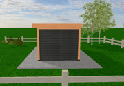 Douglas Houten Overkapping met Schuur | Sublime YARD Outdoor | 600 x 300