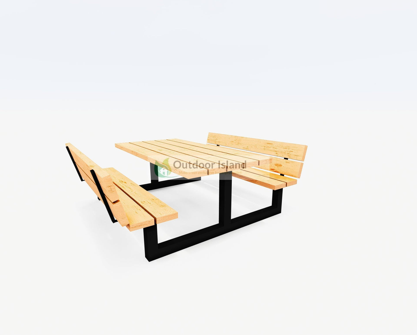 Picknicktafel | Outdoor Island | Buitentafel van Douglashout | Model F Outdoor Island
