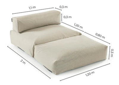 Drijvende Zwembad Bank – Waterdichte Sofa van BADESOFA