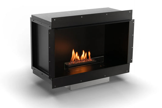 Inbouw Bioethanol Haard Senso van Planika, een stijlvolle en milieuvriendelijke haard met een modern, minimalistisch ontwerp.