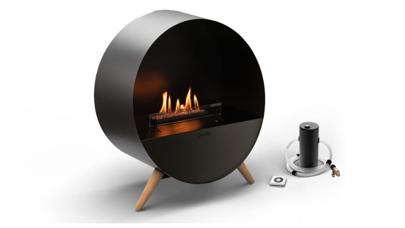 Automatische Vrijstaande Bioethanol Haard | Bubble Floor | Planika - Chique Buiten Leven - Planika - Bioethanol haard voor binnen