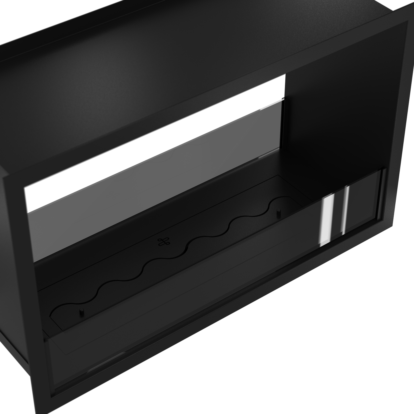 Bio-ethanol doorkijkhaard Fame model 80 cm