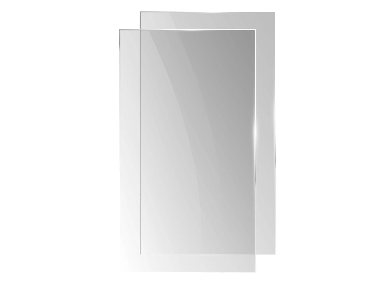 Set van vier vervangende glaspanelen voor Faro buitenhaard, gemaakt van gehard glas voor optimale veiligheid en zichtbaarheid van de vlammen.