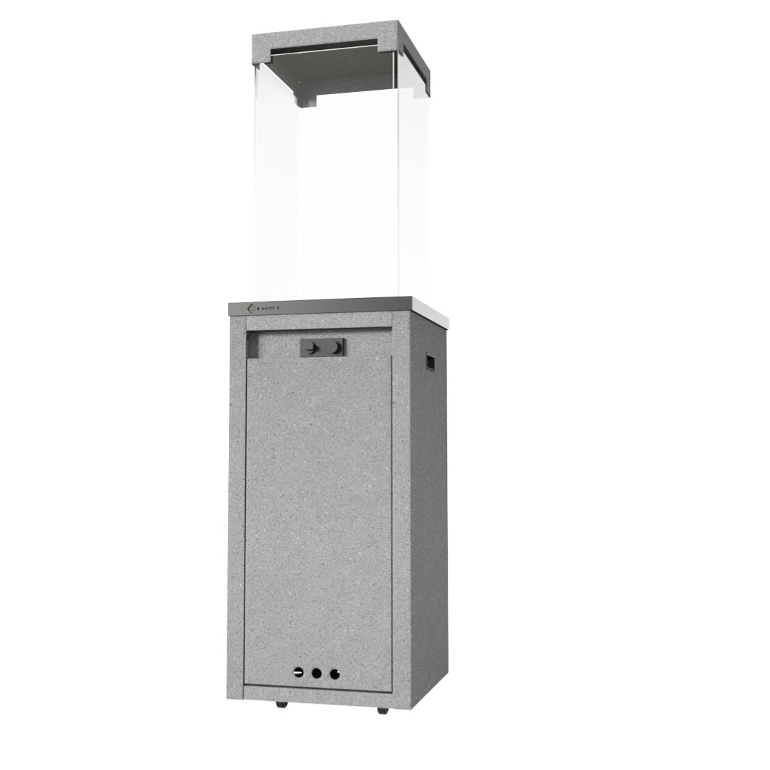 Terrashaard - Gaskachel PATIO LIGHT granito | Kratki - Chique Buiten Leven - Kratki Buiten gashaard