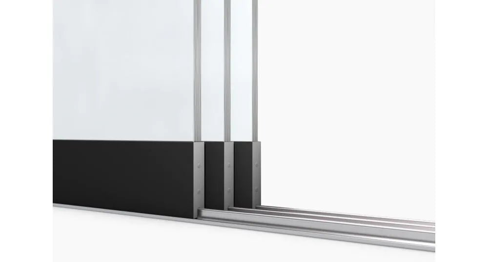 Glasschuifsysteem Comfort Plus R3 3-spoor 290 cm - Compacte schuifwand veranda