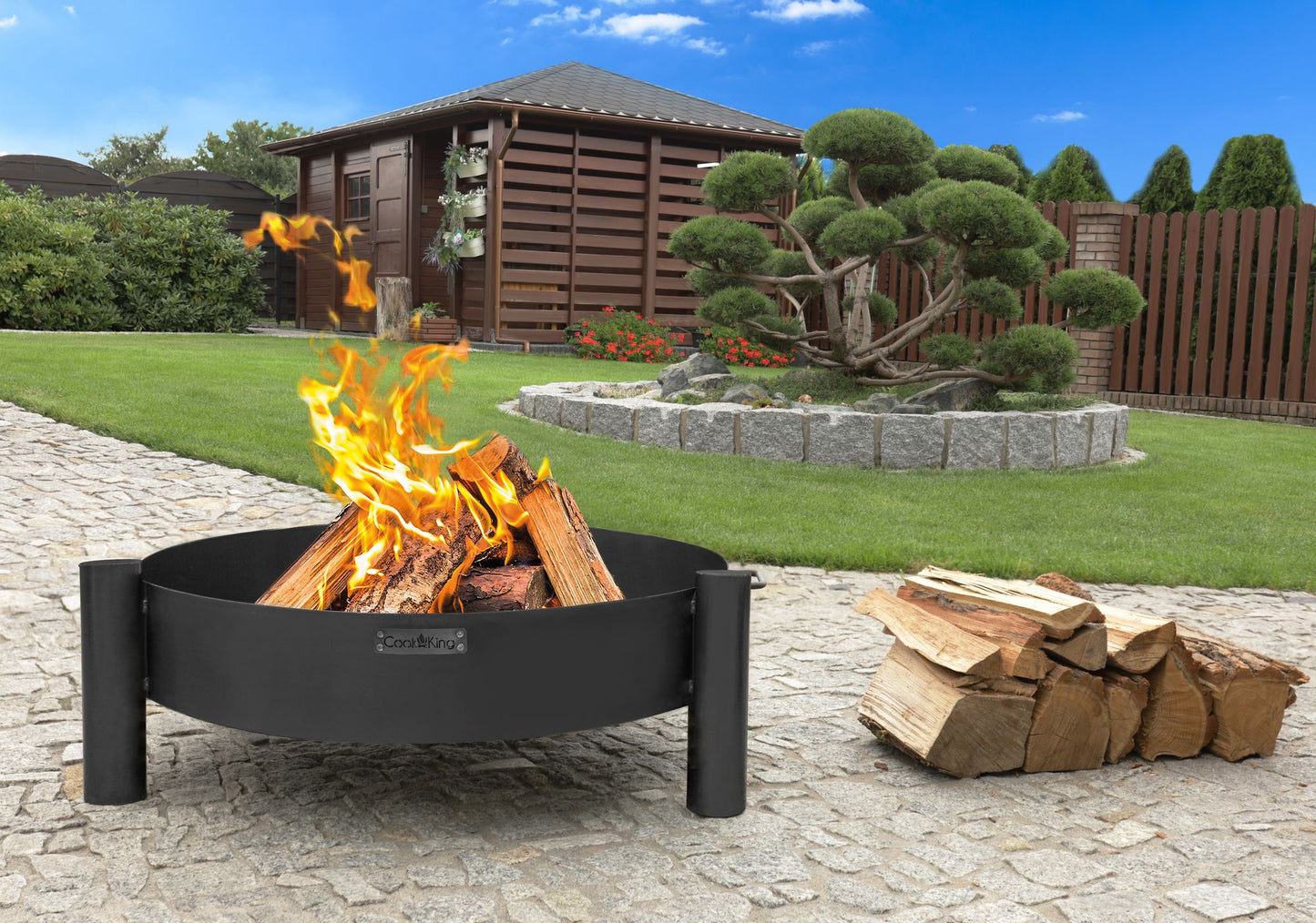 Vuurschaal HAITI 80 cm | CookKing - CookKing Tripod Grill + Fire Bowl “HAITI”