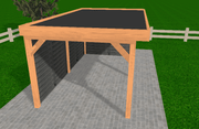 Douglas houten overkapping Sublime – 600x300 | YARD Outdoor