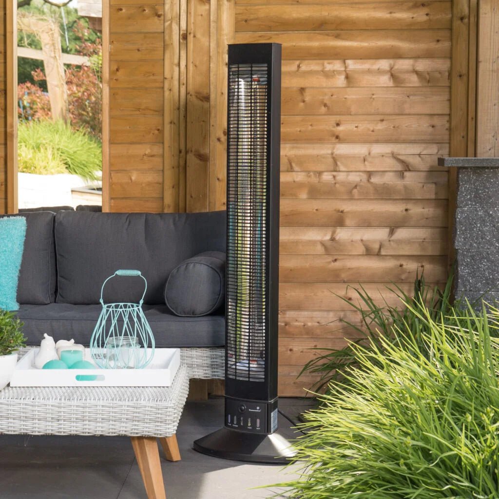 Infrarood Terrasverwarmer voor Buiten – Vrijstaande Gaea Heater | Infralia - Chique Buiten Leven - Infralia - Infrarood terrasverwarmer