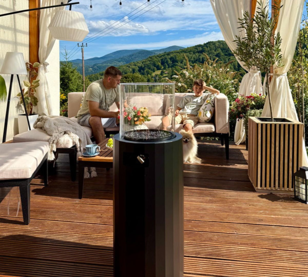 Terrasverwarmer op Gasfles | Planika Terrashaard voor Buiten