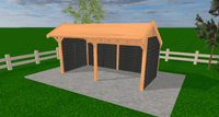 Beide Zijwanden + Achterwand