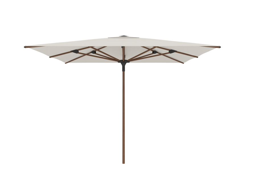 Parasol | Jardinico | Amalfi | Teak Mast en Vierkante Luifel