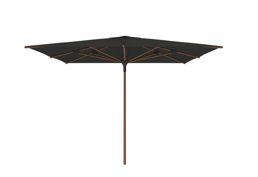 Parasol | Jardinico | Amalfi | Teak Mast en Vierkante Luifel