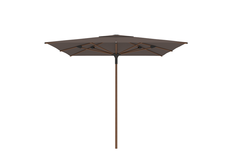 Parasol | Jardinico | Amalfi | Teak Mast en Vierkante Luifel