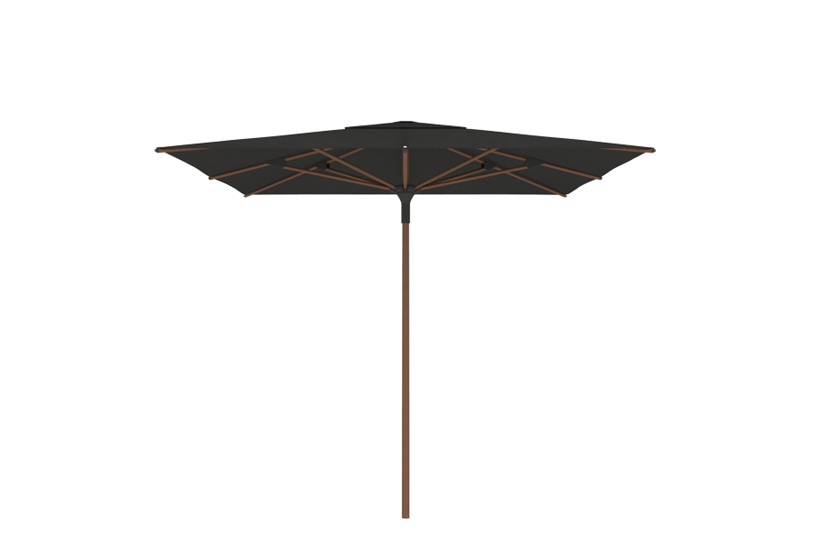 Parasol | Jardinico | Amalfi | Teak Mast en Vierkante Luifel