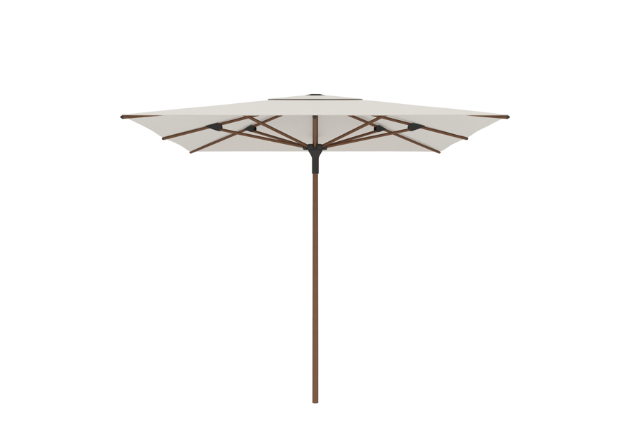 Parasol | Jardinico | Amalfi | Teak Mast en Vierkante Luifel