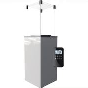 Gasheater voor Buiten – Patio Terrasverwarmer met Glaspaneel Wit 8,2 kW Automatisch - 74kg | Kratki
