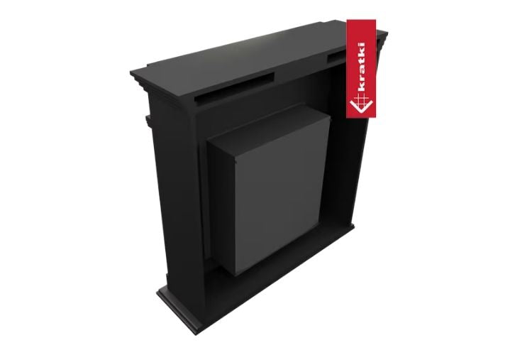 Portal Bio-ethanol Haard Legionis – Zwart | Vrijstaand & TÜV-gecertificeerd