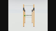 Buiten Fitnessapparaat | Douglashout | Outdoor Island