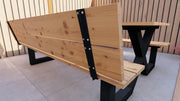 Douglas Houten Picknicktafel met Rugleuningen | Outdoor island | X