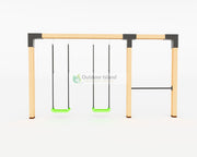 Premium Douglashout Schommelset | Outdoor Island | 400cm x 235cm Outdoor Island