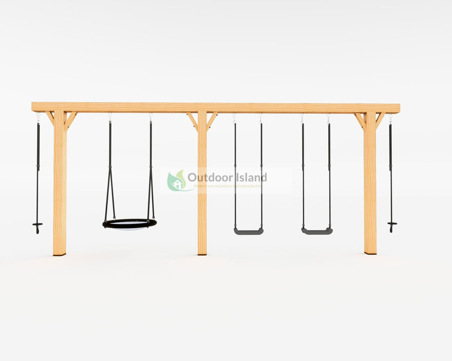 Outdoor Island | Schommelset van Douglashout voor Tuin | 600 cm Outdoor Island