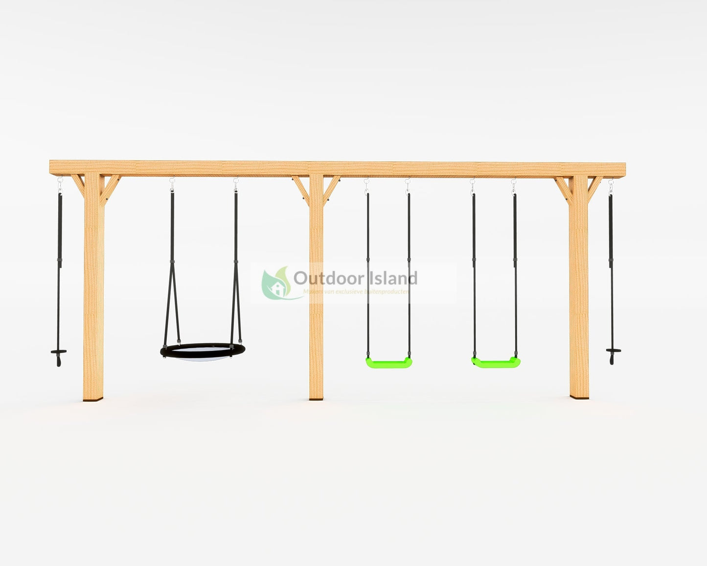 Outdoor Island | Schommelset van Douglashout voor Tuin | 600 cm Outdoor Island