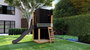 Speeltoestel met Glijbaan | Douglashout | Modern 120 | Outdoor Island Outdoor Island