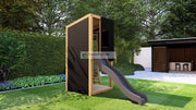 Speeltoestel met Glijbaan | Douglashout | Modern 120 | Outdoor Island Outdoor Island
