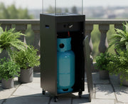 Terrashaard op Gas – Planika Faro Heater Gas voor Buiten | Mobiel & Weerbestendig